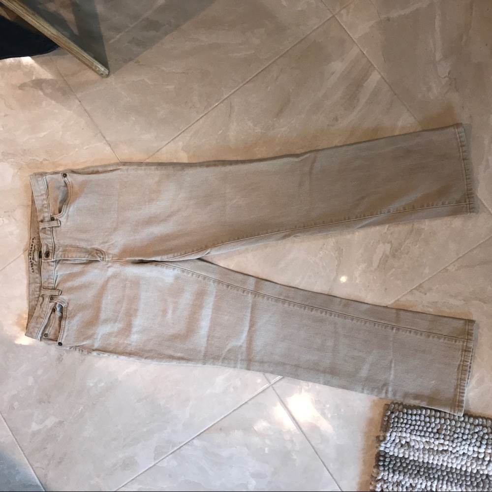 Tan cream jeans. Lauren Ralph Lauren